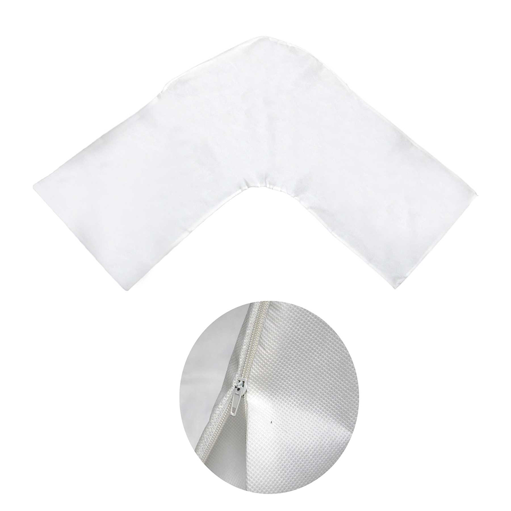 V442-ABR-PILLOWP-EXTRALARGEVSTAIN-WHITE-TR-96346-00 Stain Resistant Extra Large V Boomerang Pillow Protector - Image 1