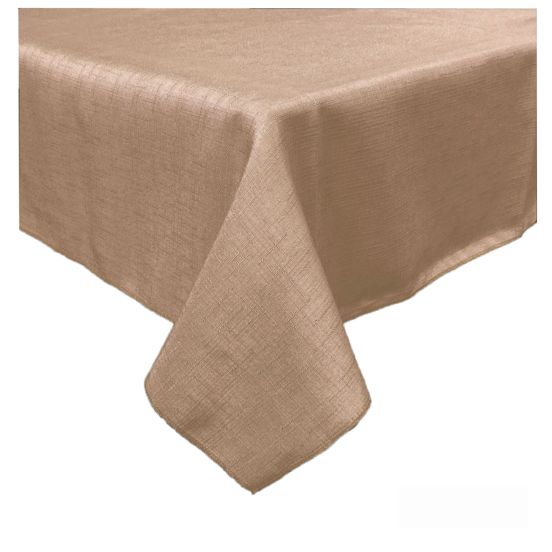 V442-ABR-TABLEC-EMPORIOSLUB180CM-LATTE-RD-96489-00 Emporio Slub Table Cloth Latte 180 cm Round - Image 1