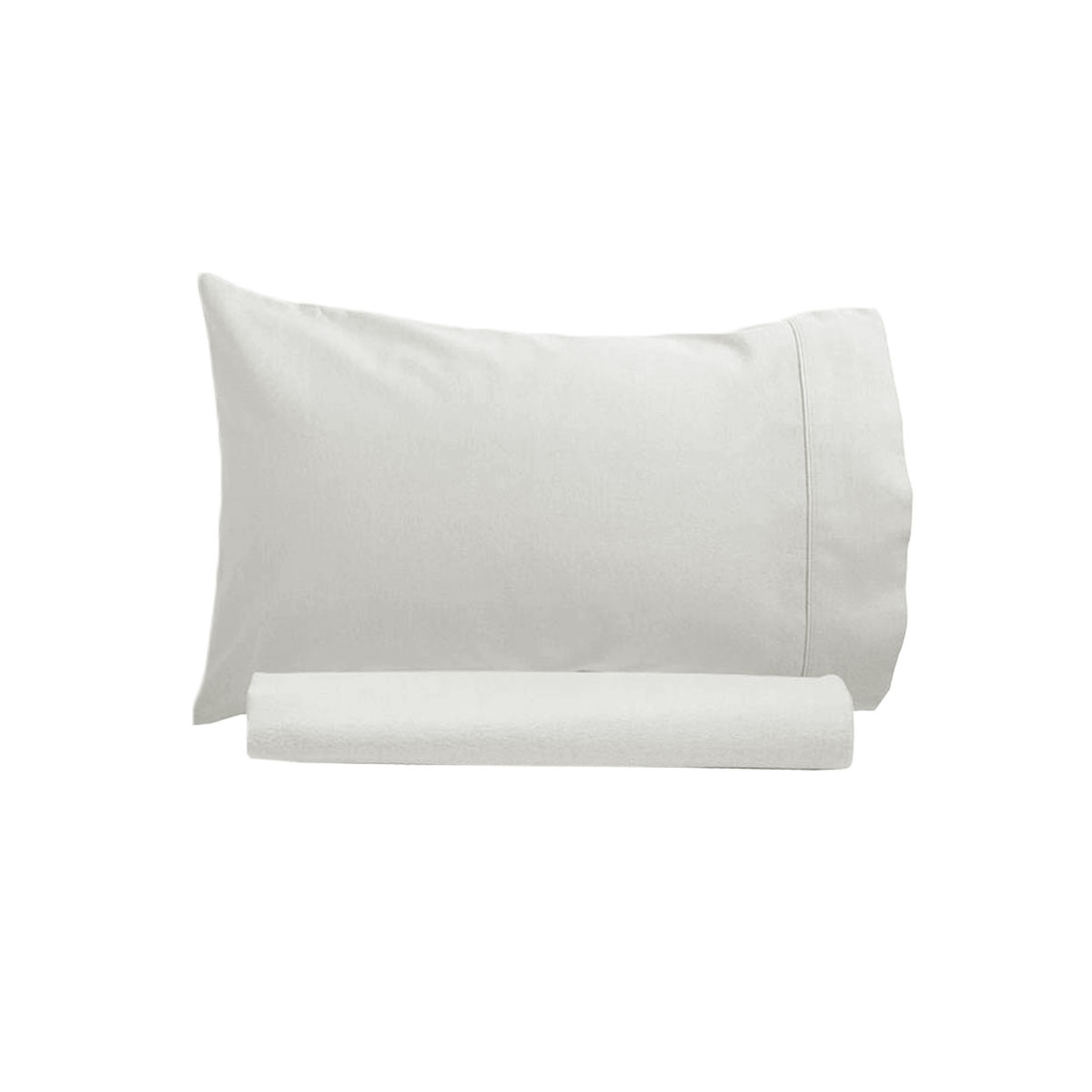 V442-ATX-SHEETS-COTTON250TC-OFFWHITE-SB-79440-00 Artex 250TC 100% Cotton Sheet Set Single Off White - Image 1