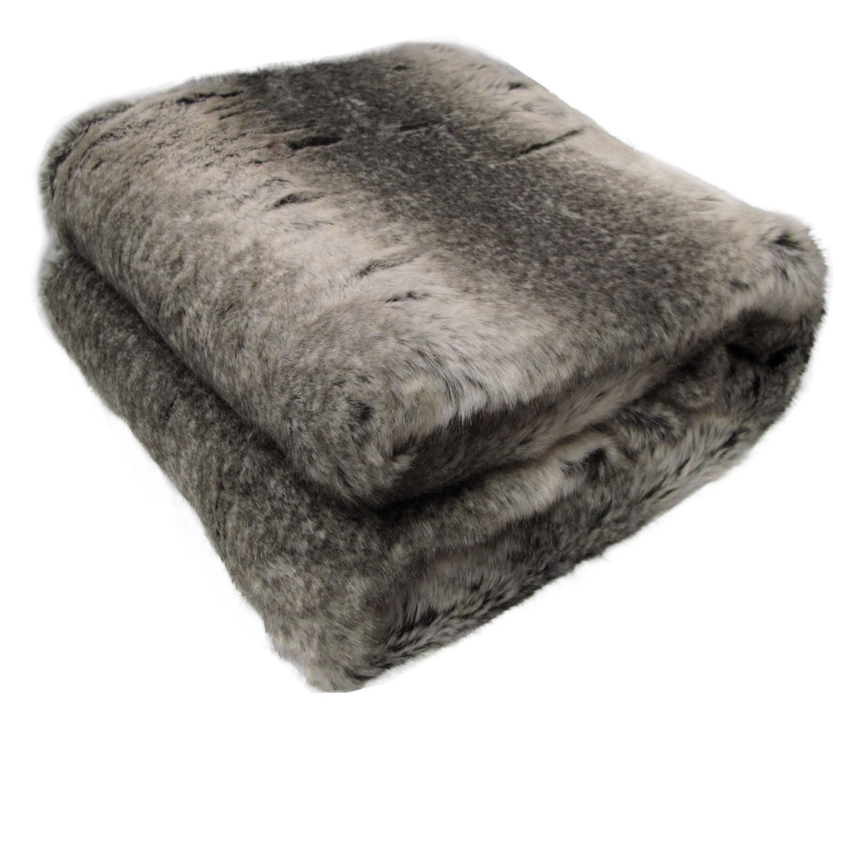 V442-ATX-THROW-21LUXDEER-WILD-RE-79418-00 Faux Fur Luxury Animal Throw Rug Wild Deer - Image 1