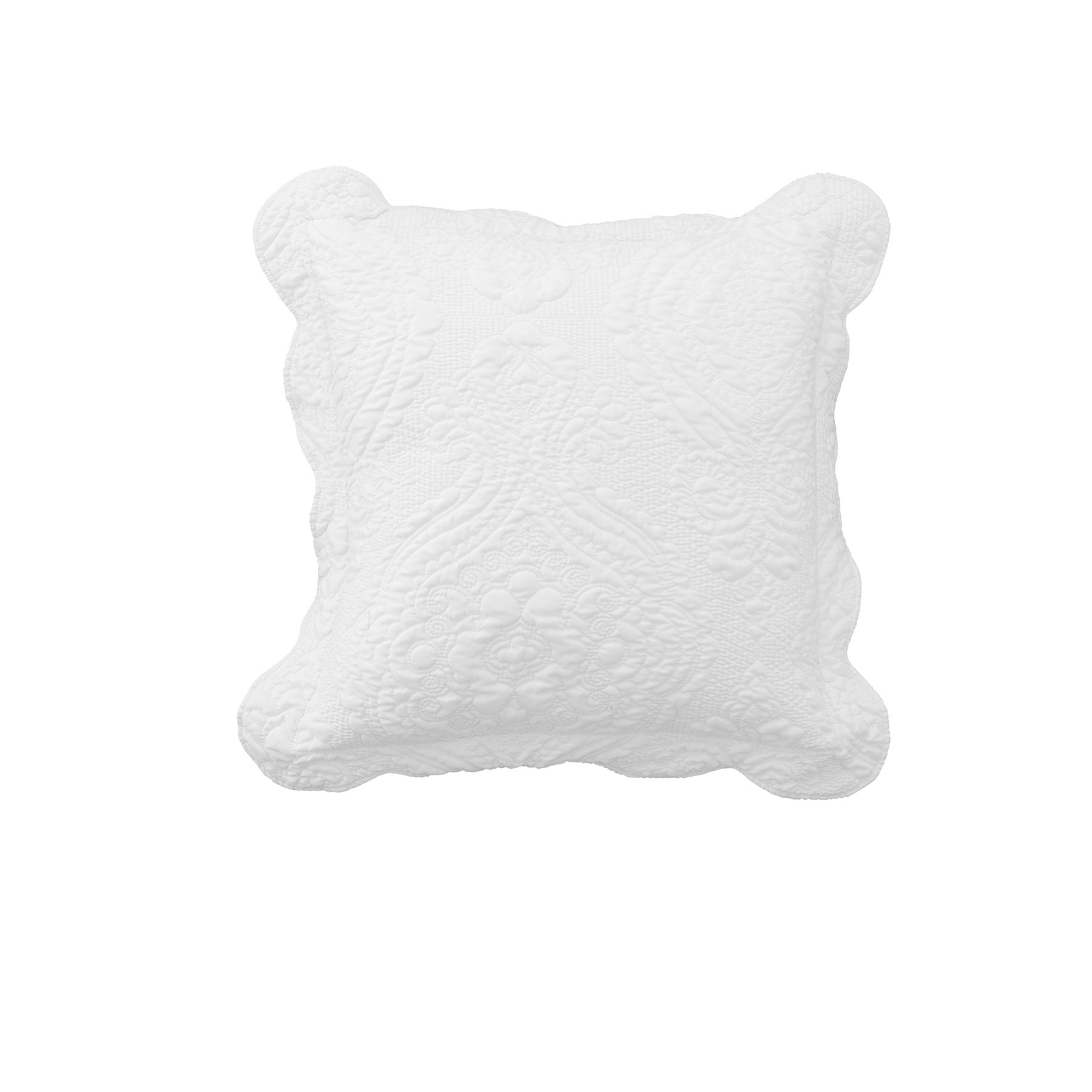 V442-BCA-CUSHION-CORDELIA-WHITE-SQ-202502261005-00 Bianca Elegance Cordelia White Square Cushion - Image 1