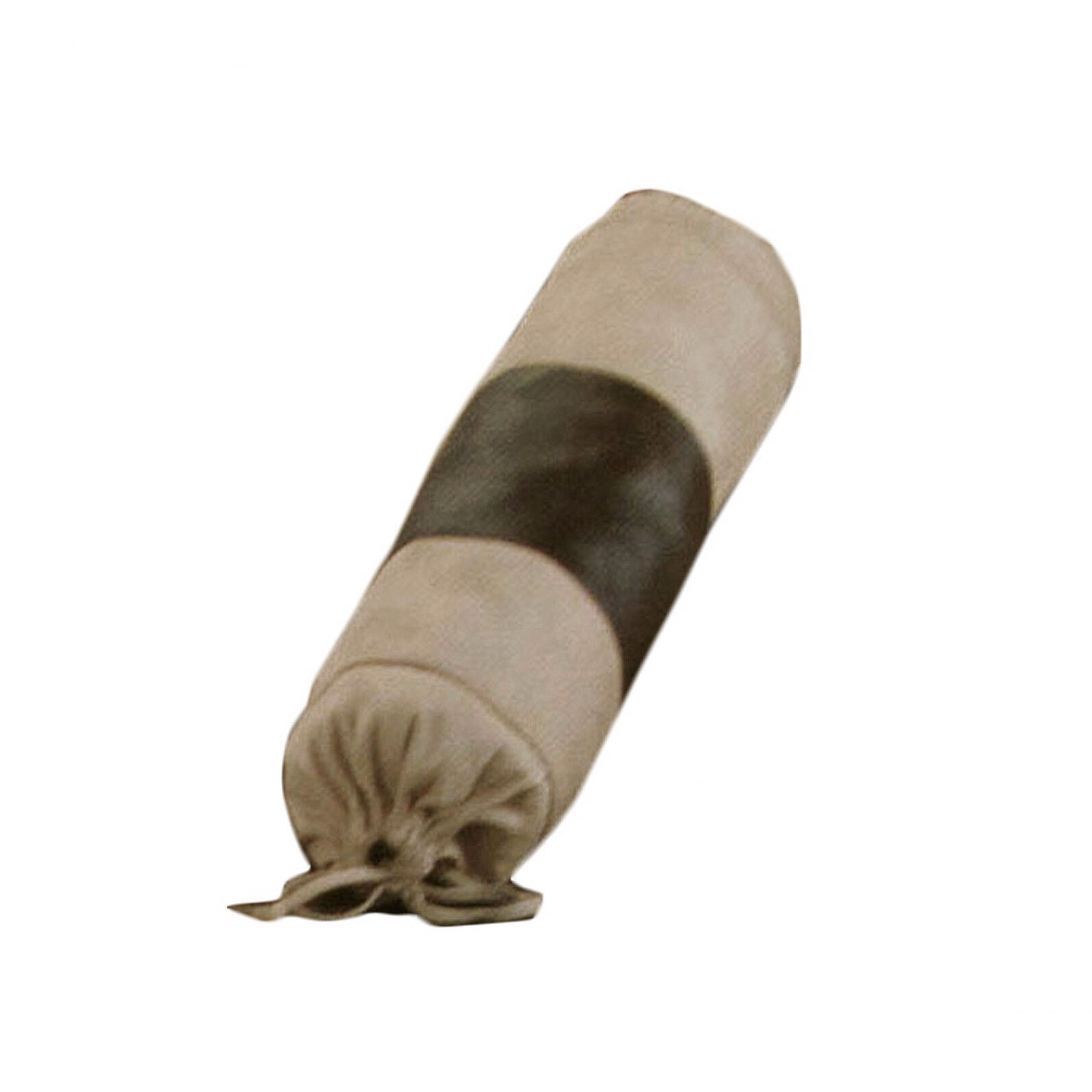 V442-END-NECKROLLC-STUDIO-CHOCOLATE-SH-98756-00 Studio Latte Chocolate Faux Leather - Neckroll Cover - Image 1