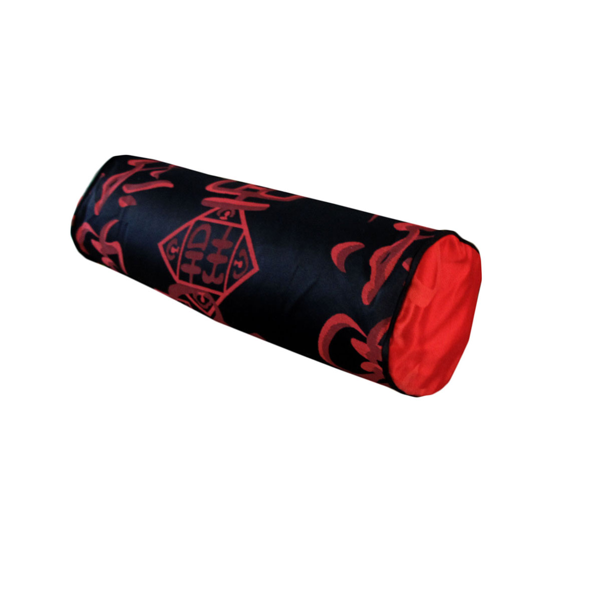 V442-END-NECKROLLC-WARLORD-RED-NK-98758-00 Phase 2 Warlord Jacquard Red Neckroll Cover 15 x 48 cm - Image 1