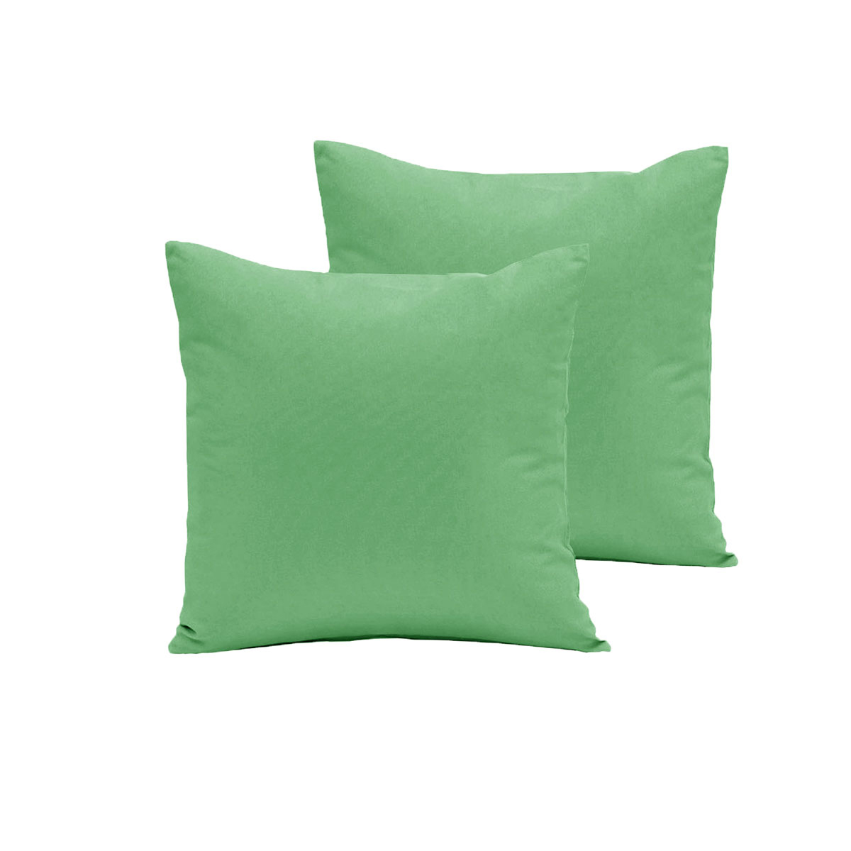 V442-END-PILLOWC-POLYCOTTON-FROST-EU-98788-00 Pair of Polyester Cotton European Pillowcases Frost - Image 1