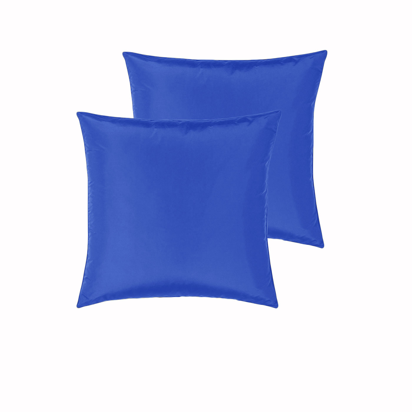 V442-END-PILLOWC-SATIN-ELECBLUE-EU-98806-00 PepperMIll Satin European Pillowcases ( Pair ) ELEC BLUE - Image 1
