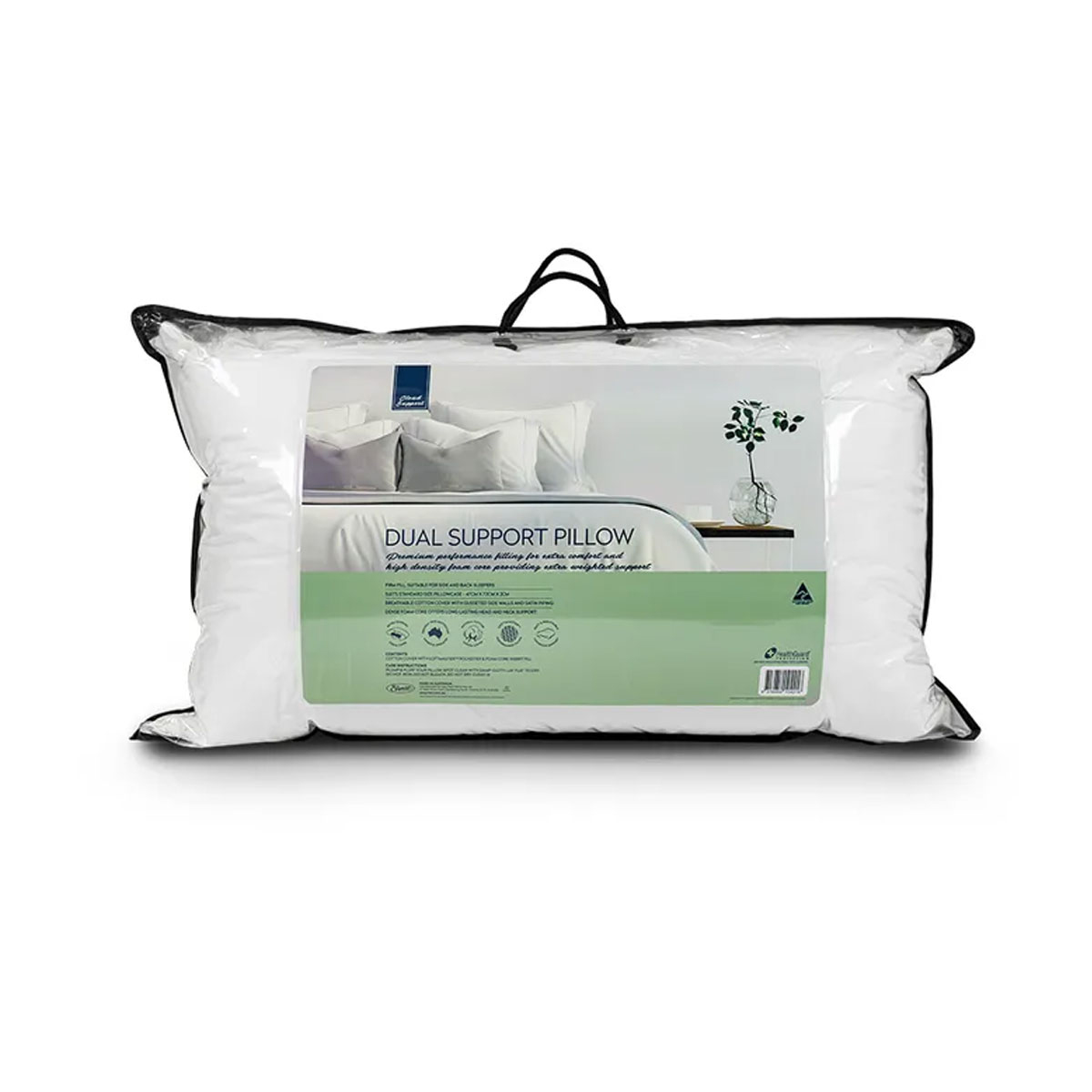 V442-ERT-PILLOW-CLOUDDUALSUPPORT-WHITE-ST-78190-00 Easyrest Cloud Support Dual Support Pillow 47 x 72 x 12 cm - Image 1