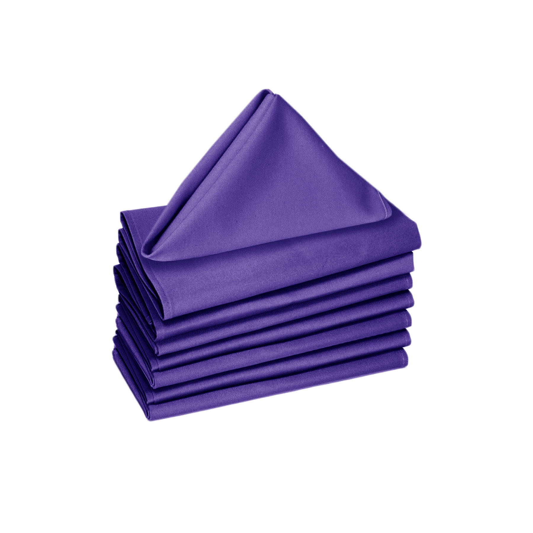 V442-GNA-MISC-SETOF8NAPKINS-ULTRAVIOLET-SQ-117512-00 Hoydu Set of 8 Cotton OR Poly Cotton Napkins Ultra Violet - Image 1