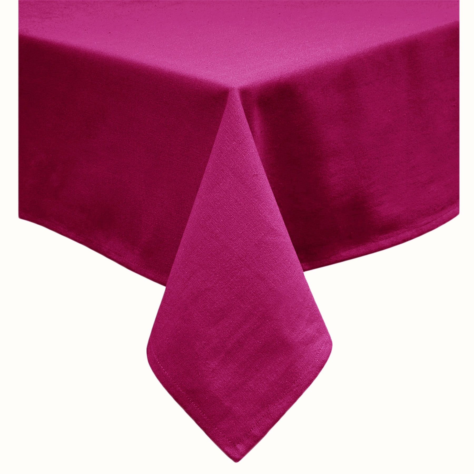 V442-GNA-TABLEC-COTTON-260OB-FUSCHIA-117554-00 Hoydu Cotton Blend Table Cloth 160cm x 260cm - FUSCHIA - Image 1