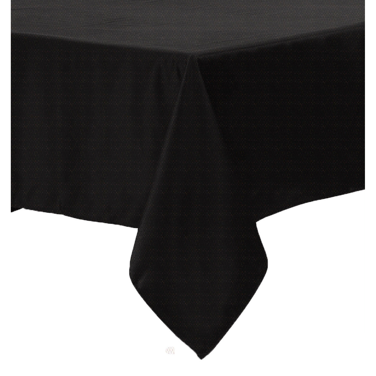 V442-GNA-TABLEC-POLYCOTTON180-BLACK-RD-141665-00 Polyester Cotton Tablecloth Black 180 cm Round - Image 1