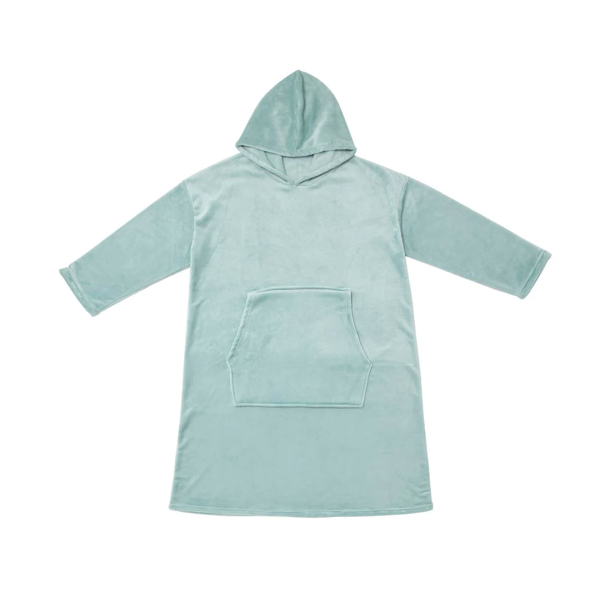V442-HIN-BLANKET-HOODIE-MIST-S-190619-00 Accessorize Mist Super Soft Hooded Blanket Small/Medium - Image 1