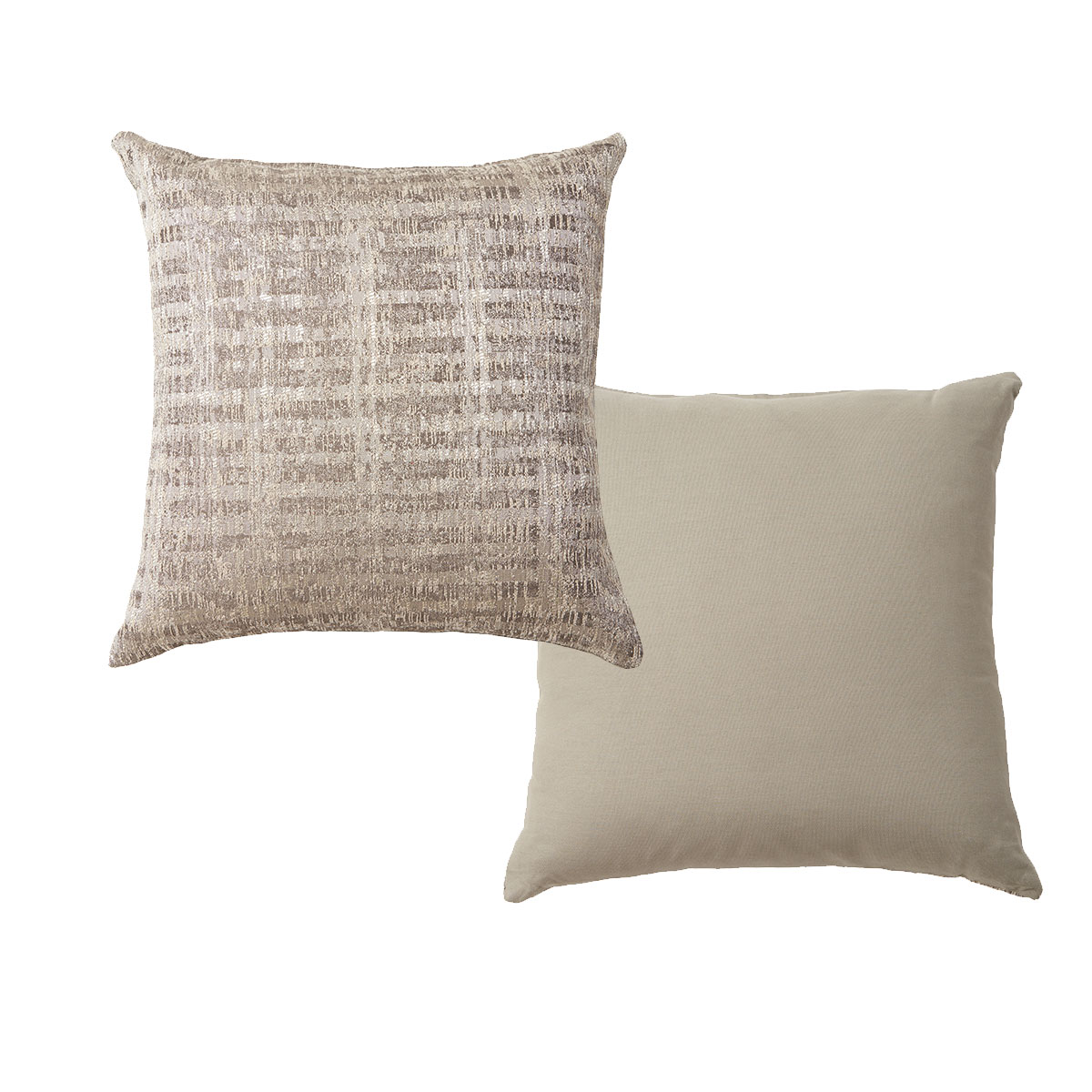 V442-HIN-CUSHION-ADDIE-TAUPE-SQ-82738-00 Accessorize Addie Filled Cushion 50 x 50 cm - Image 1
