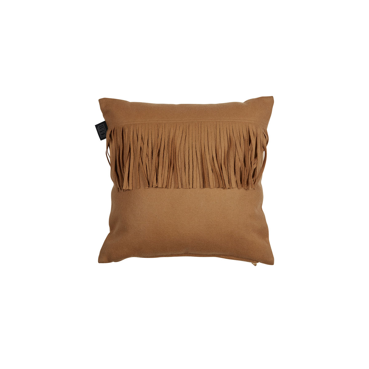 V442-HIN-CUSHION-AMSTERDAMFREY-BROWN-SQ-202505231010-00 KAAT Amsterdam Frey Brown Square Filled Cushion 40cm x 40cm - Image 1