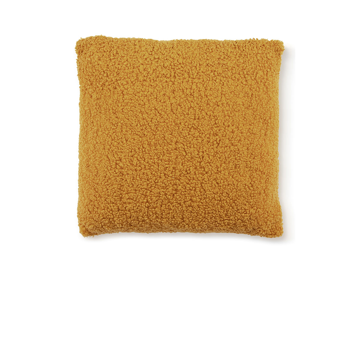 V442-HIN-CUSHION-SHERPA-BROWN-SQ-82987-00 Bedding House Bedding House Sherpa Filled Square Cushion Brown - Image 1