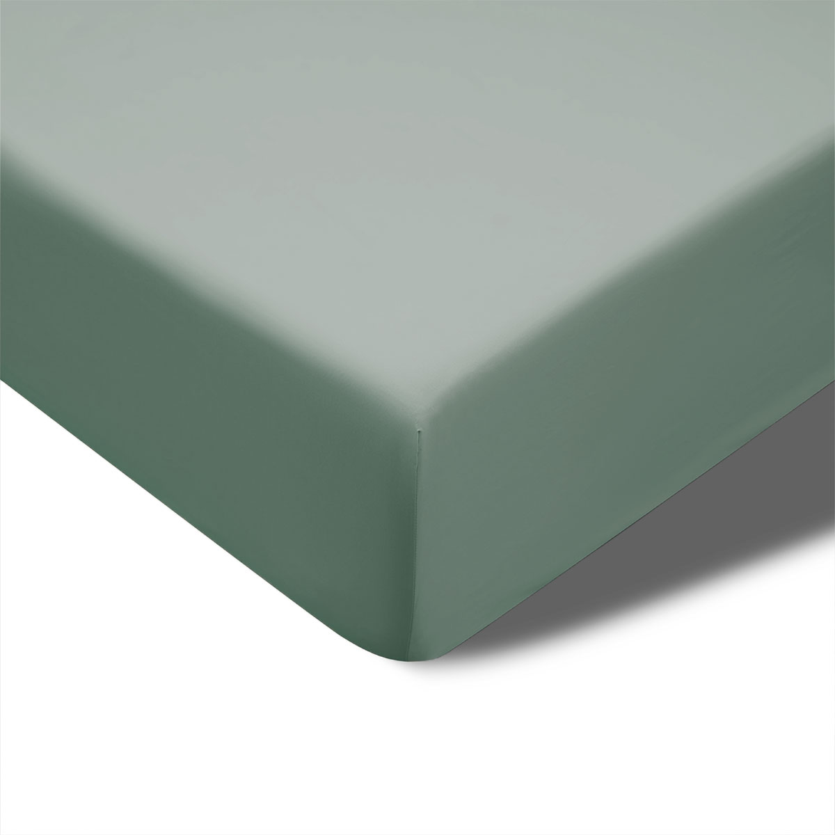 V442-HIN-FITTEDS-BAMBOOCOTTON40CM-SAGE-QS-190190-00 Accessorize 400TC Sage Bamboo Cotton Fitted Sheet 40cm Wall Queen - Image 1