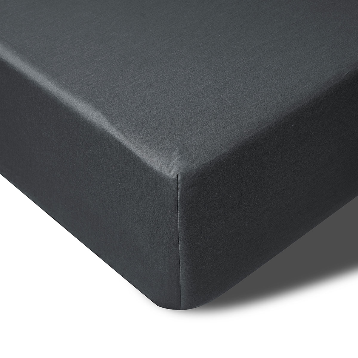 V442-HIN-FITTEDS-BAMBOOCOTTON50CM-CHARCOAL-QS-190173-00 Accessorize 400TC Charcoal Bamboo Cotton Mega / Super Fitted Sheet 50cm Wall Queen - Image 1