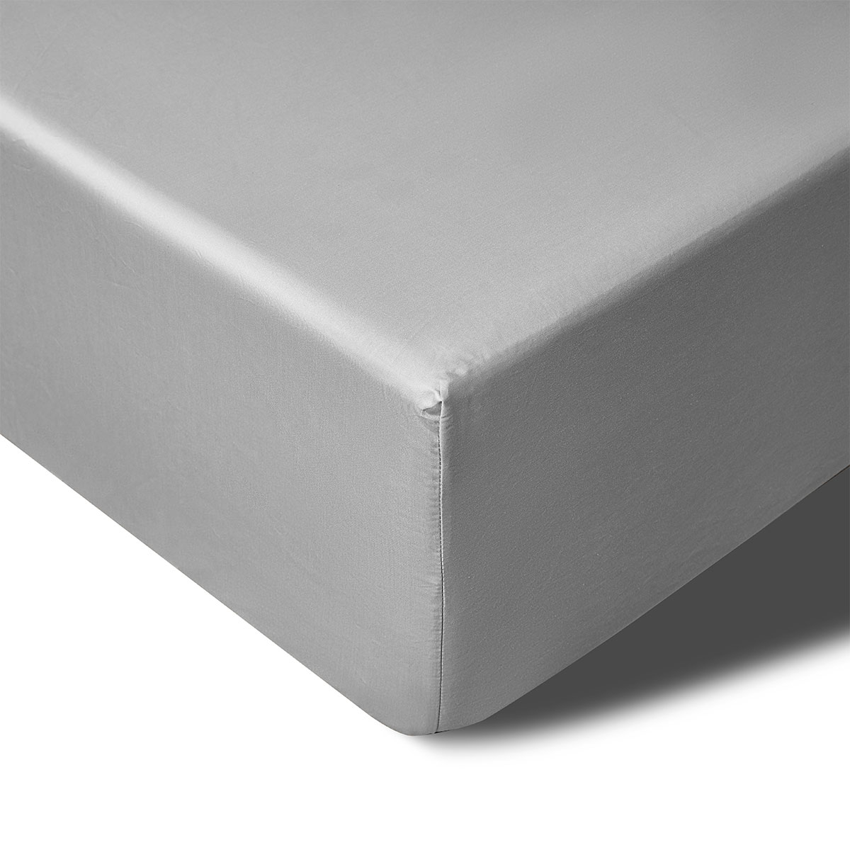 V442-HIN-FITTEDS-BAMBOOCOTTON50CM-GREY-QS-190160-00 Accessorize 400TC Grey Bamboo Cotton Mega / Super Fitted Sheet 50cm Wall Queen - Image 1