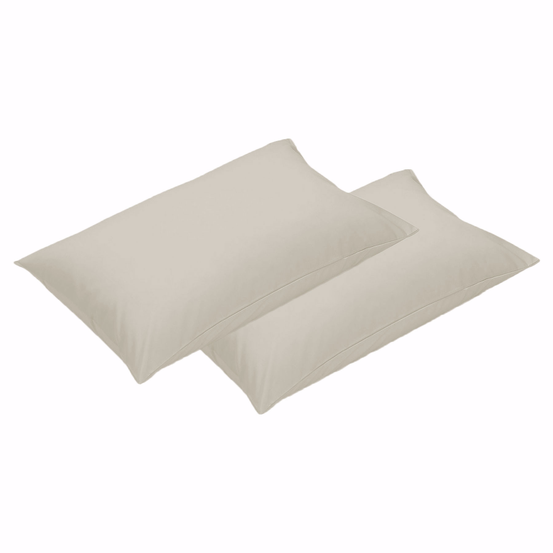V442-HIN-PILLOWC-500TTPAIR-LINEN-ST-82825-00 500TC Pair of Cotton Standard Pillowcases Linen - Image 1