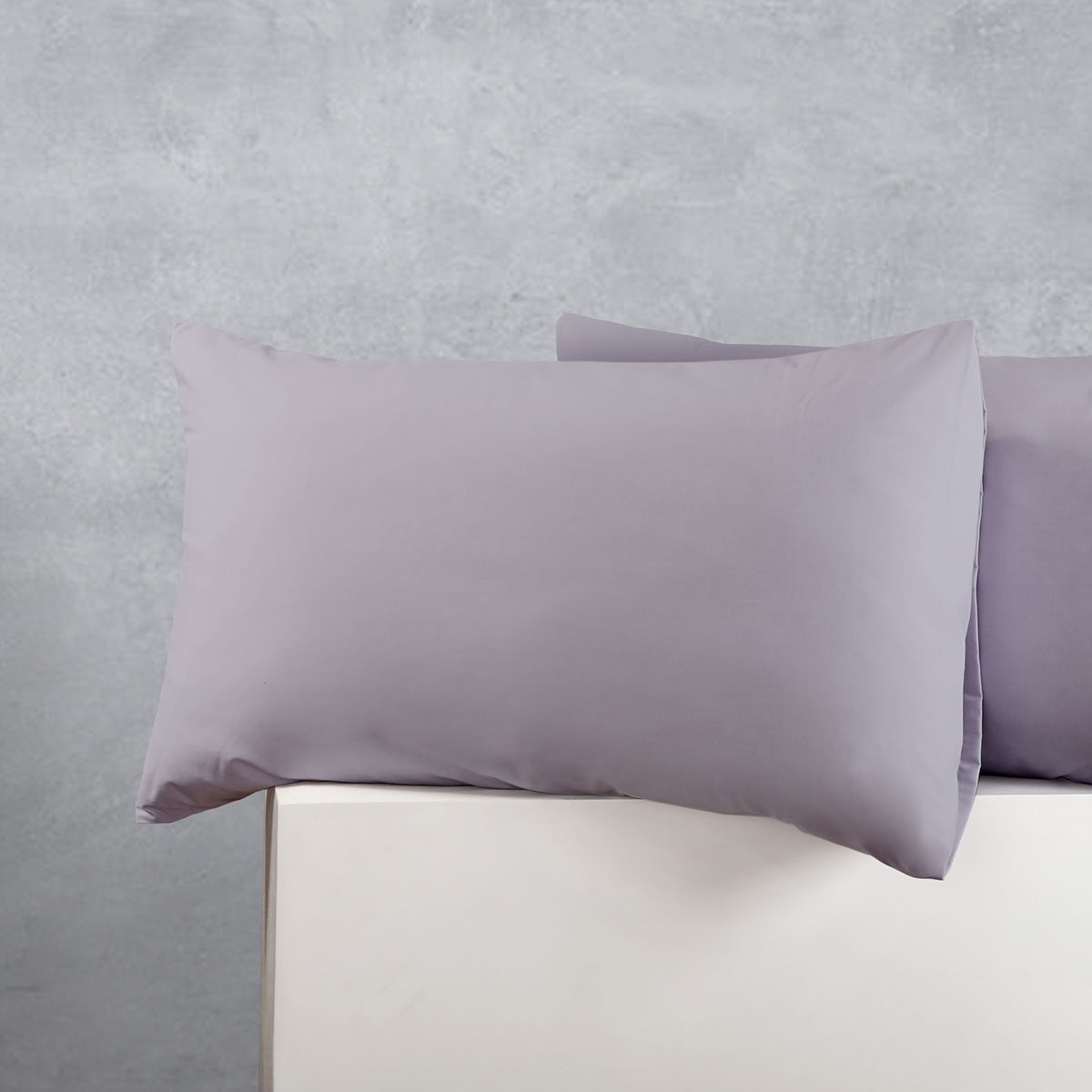 V442-HIN-PILLOWC-COTTONPOLYESTER-SILVER-ST-82767-00 Accessorize Pair of Cotton Polyester Standard Pillowcases Silver - Image 1
