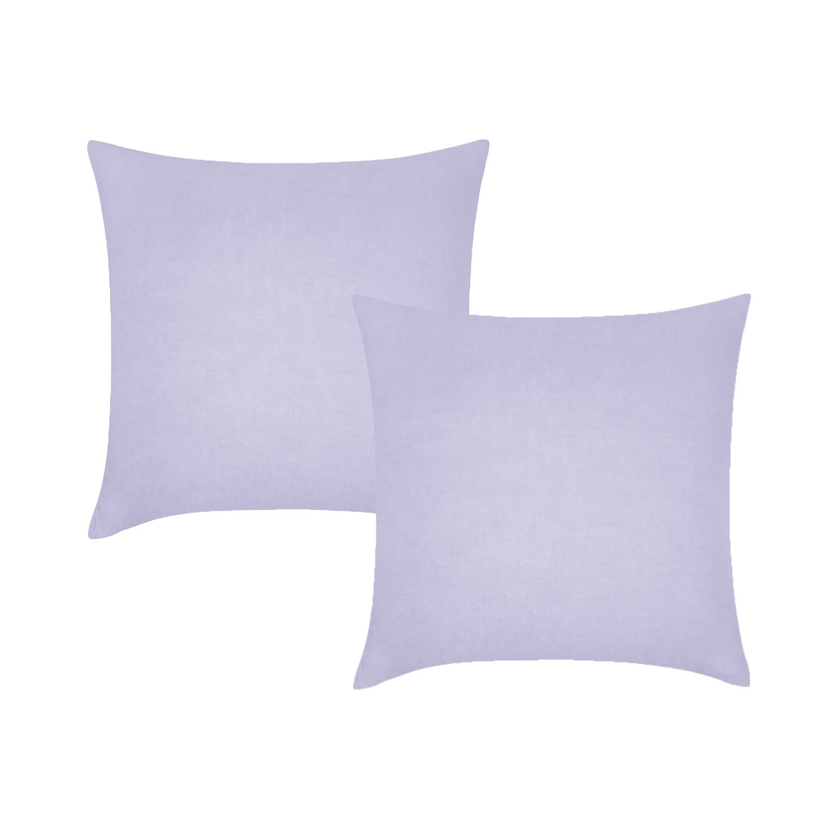 V442-HIN-PILLOWC-FRENCHLINEN-LILAC-EU-83411-00 Vintage Design Homewares Pair of Lilac French Linen European Pillowcases 65 x 65cm - Image 1