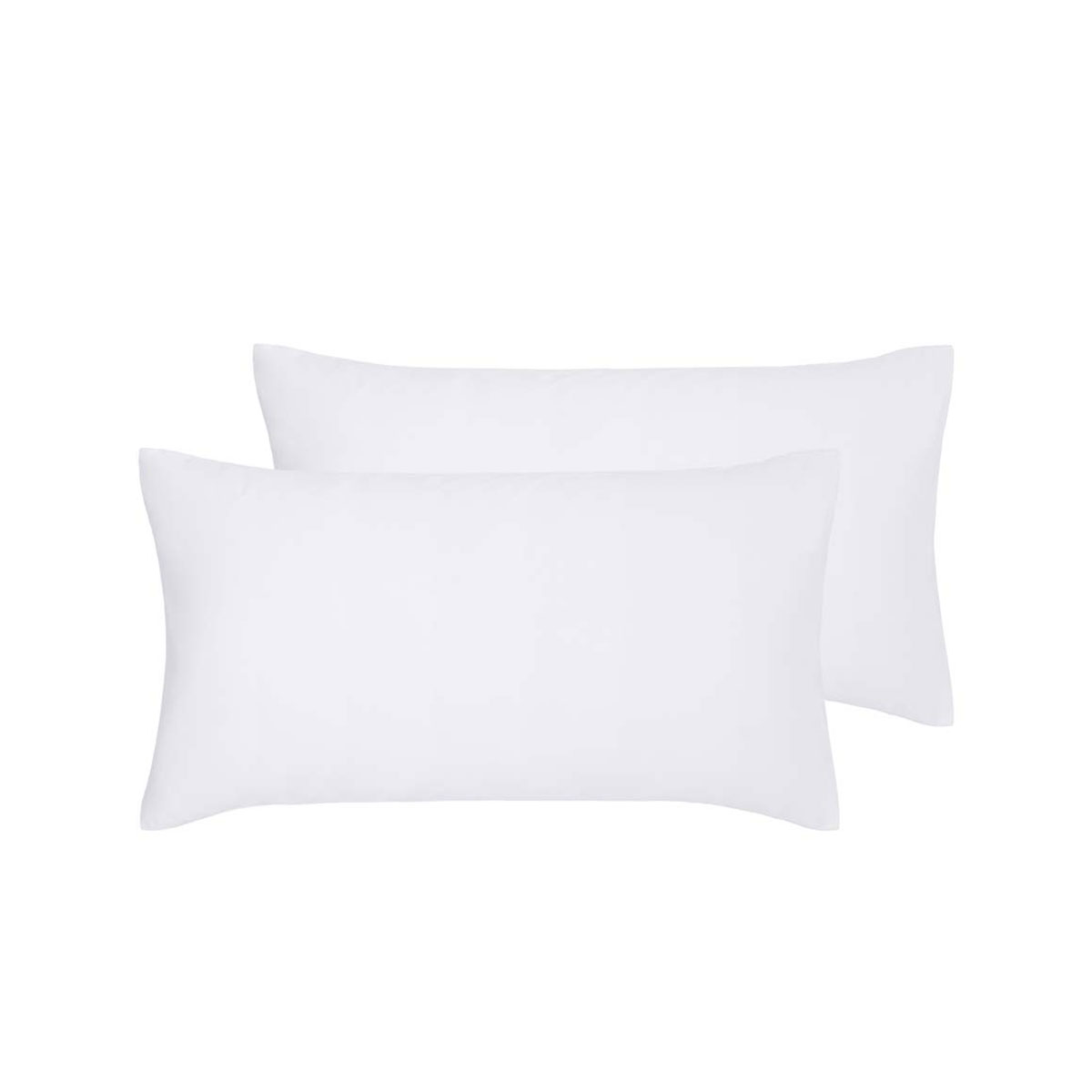 V442-HIN-PILLOWC-HOTELCOTTON-WHITE-KI-90064-00 Accessorize Pair of White Hotel Deluxe Cotton King Pillowcases 50cm x 90cm - Image 1