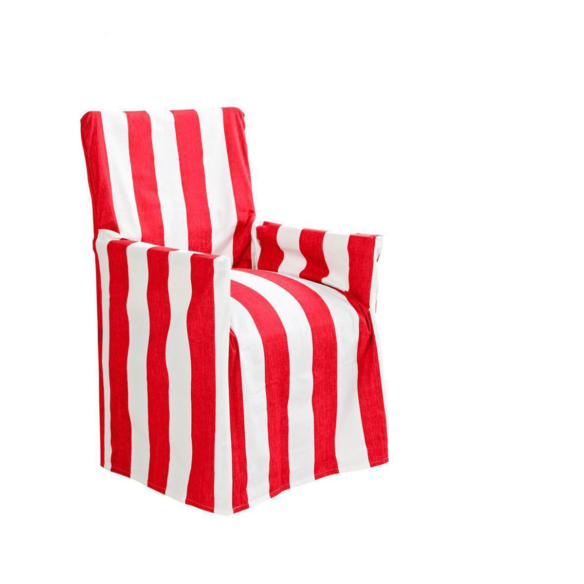 V442-IDC-COUCHC-DIRECTORSTRIPES-RED-SH-78683-00 IDC Homewares Cotton Director Chair Cover Red Stripes - Image 1