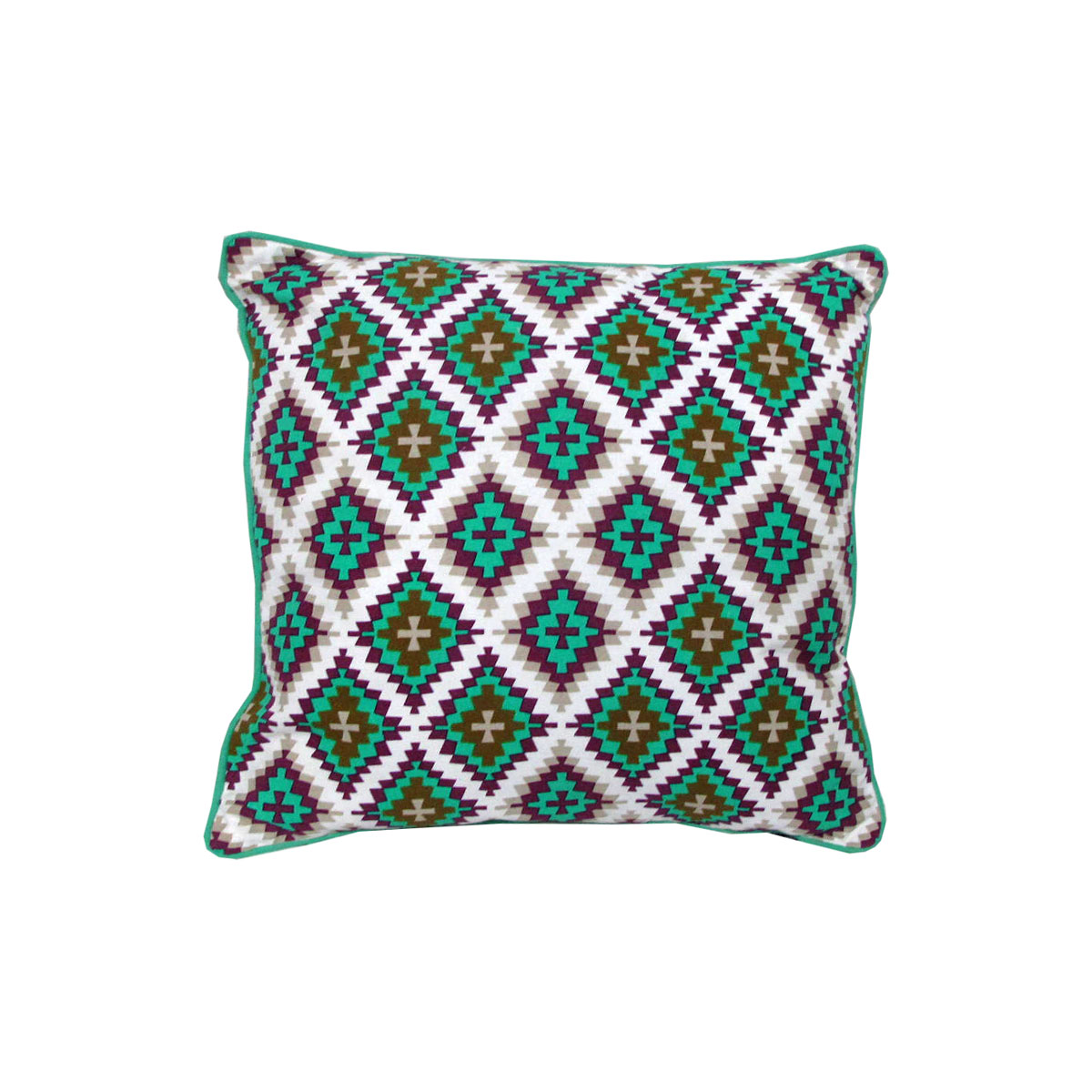 V442-IDC-CUSHION-CLERRA-PURPLE-SQ-78432-00 J.Elliot Home Clerra Purple Filled Cushion 43 x 43 cm - Image 1