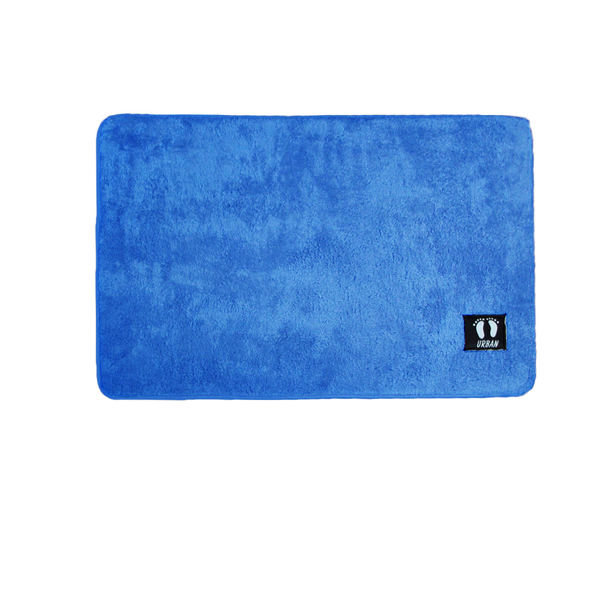 V442-JTC-BATHM-ASHA-COBALTBLUE-QS-145762-00 Asha Anti Slip Polyester Bath Mat 50 x 80 cm Cobalt Blue - Image 1