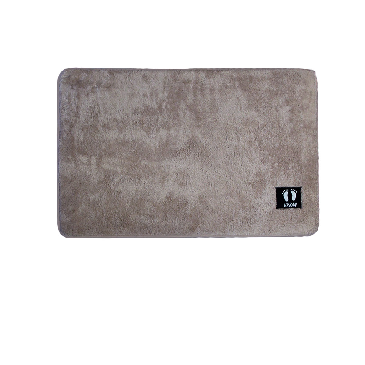 V442-JTC-BATHM-ASHA-MOCHA-QS-206159-00 Asha Anti Slip Polyester Bath Mat 50 x 80 cm Mocha - Image 1