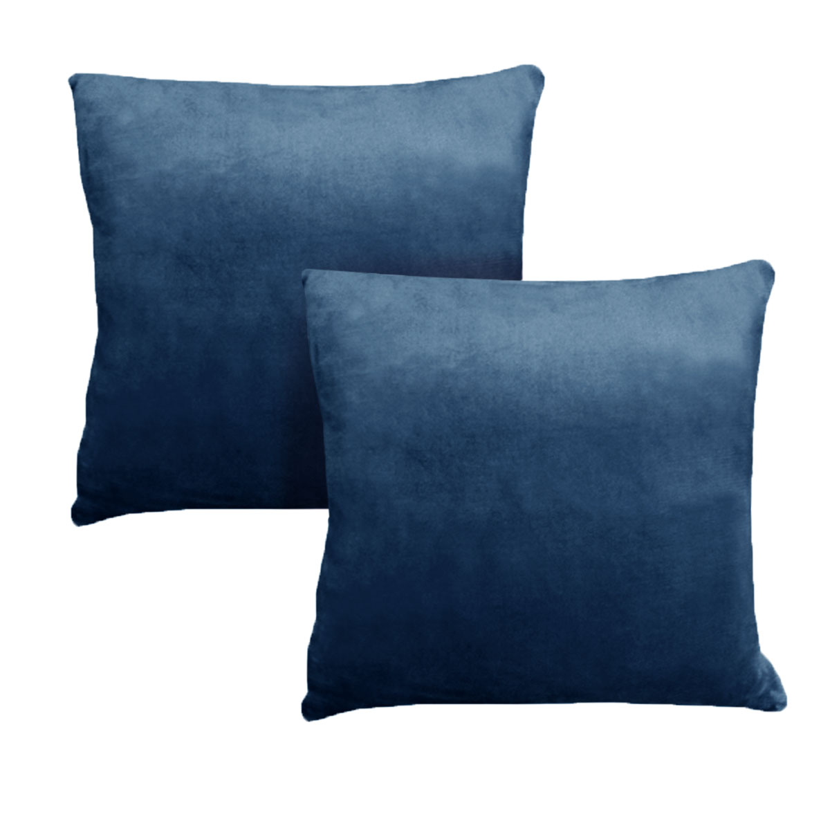 V442-MFL-PILLOWC-AUGUSTA-NAVY-EU-202779-00 Alastairs Augusta Navy Pair of Flannel Fleece European Pillowcases - Image 1