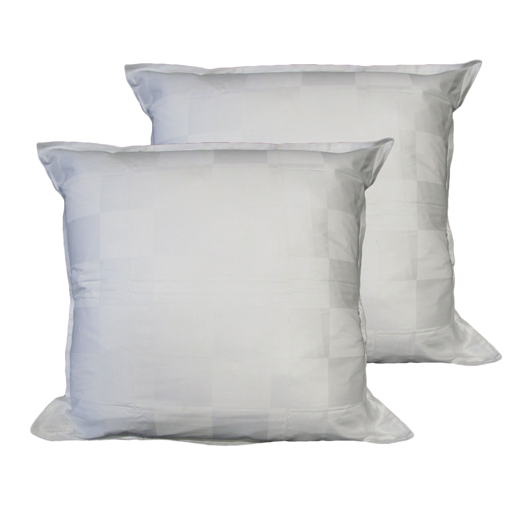 V442-ORS-PILLOWC-DOMINIC-WHITE-EU-208829-00 Orient Sense Pair of Dominic White European Pillowcases 65cm x 65cm - Image 1