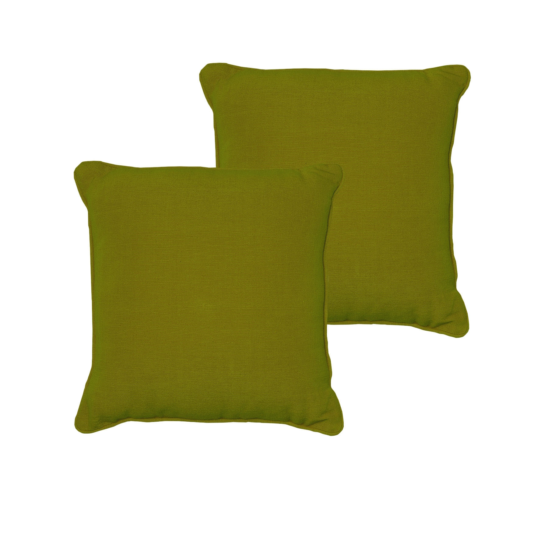 V442-RAN-CUSHIONC-LONDON-OLIVEGREEN-SQ-77572-00 Rans Set of 2 London Cotton Cushion Cover - Olive Green - Image 1