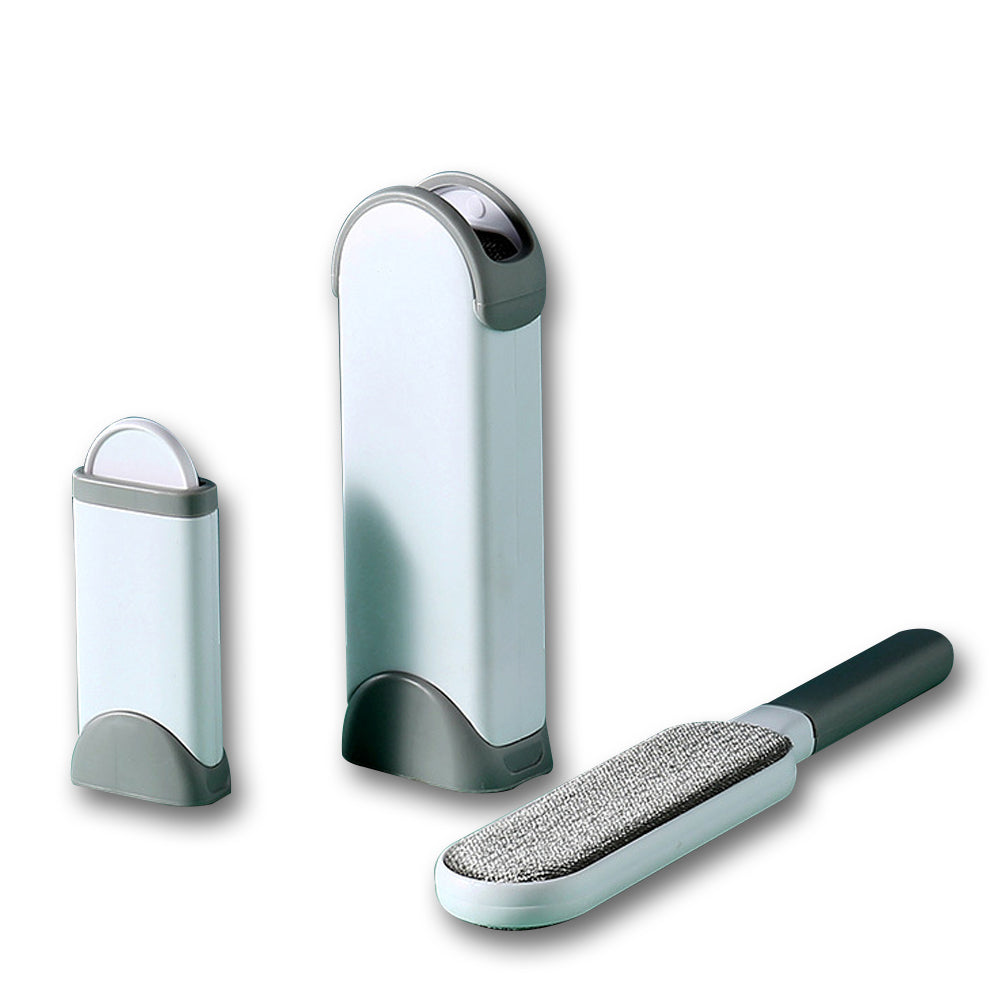 V462-HG-89-01-95913-00 3 in 1 Furs Brusher Pet Hair Lint Remover Brush Self-cleaning Base - Image 1