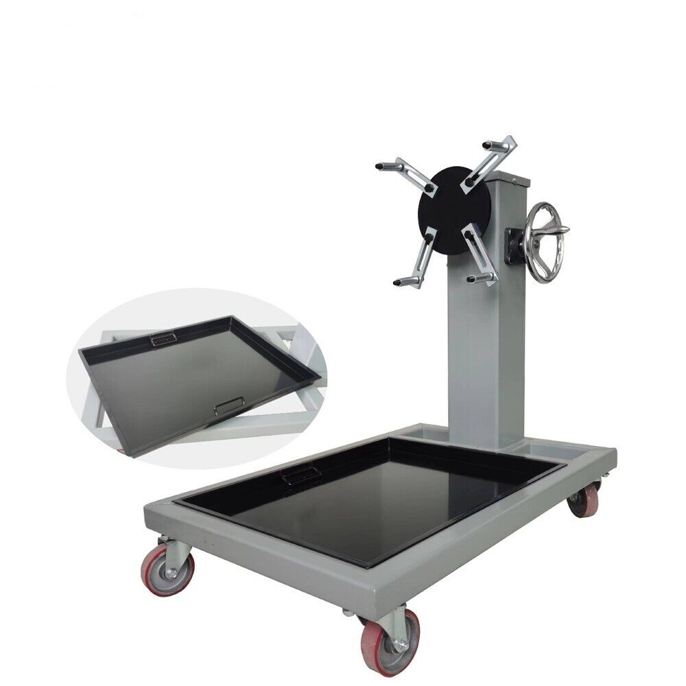 V465-119125-115713-00 800kg Folding Engine Stand 1763lb Heavy Duty Workshop Auto Crane Hoist Motor - Image 1
