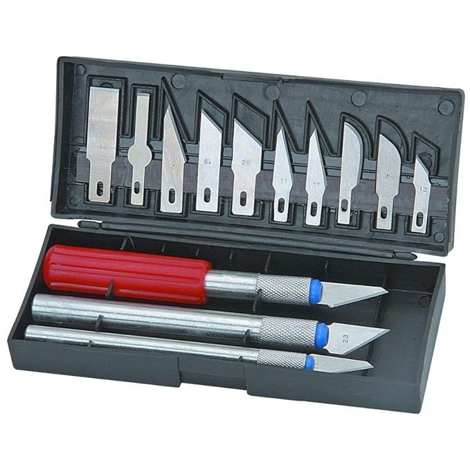 V465-53155-189443-00 13Pc Durable Precision Knife Set Exacto Style Multi-function Hobby Knife Crafts - Image 1
