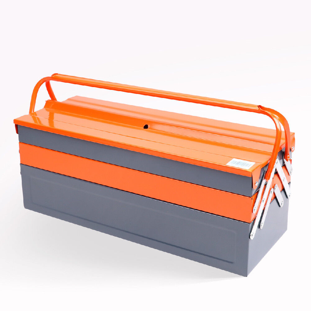 V465-62211-85414-00 5-Tray Steel Cantilever Tool Storage Box Portable Parts Organiser Carry Holder - Image 1