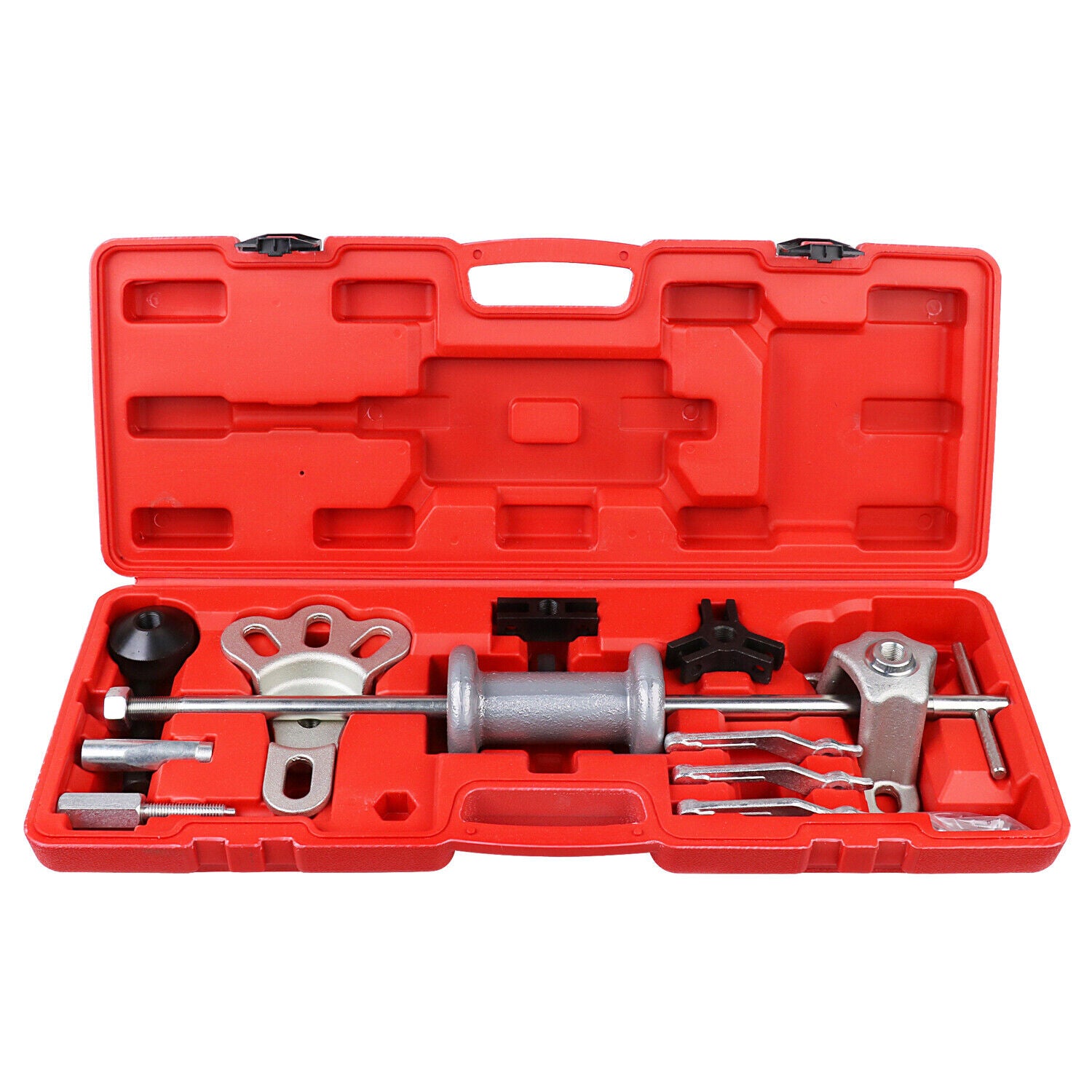 V465-669150-AU-2-85265-00 Slide Hammer Tool Kit Dent Puller Wrench Adapter Axle Bearing Hub Auto Repair - Image 1
