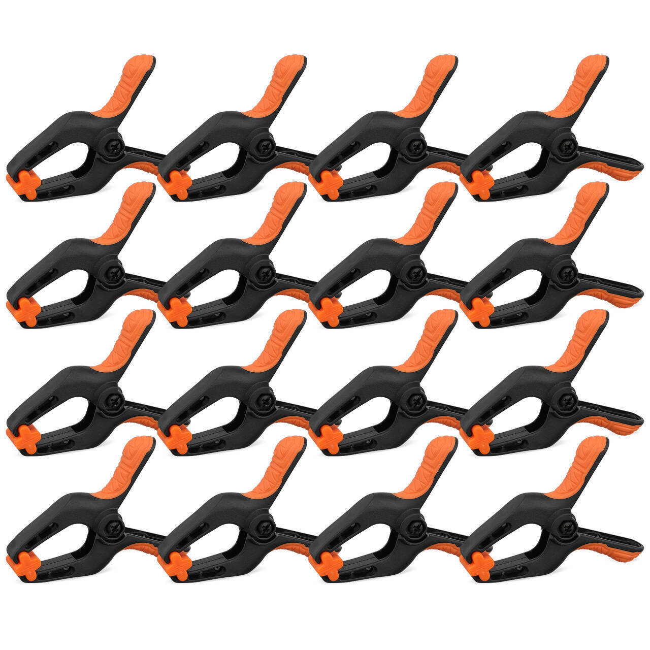 V465-88034-186531-00 16Pcs 3" Spring Clamps Plastic Clamps Gluing Clamping Securing DIY Photography - Image 1