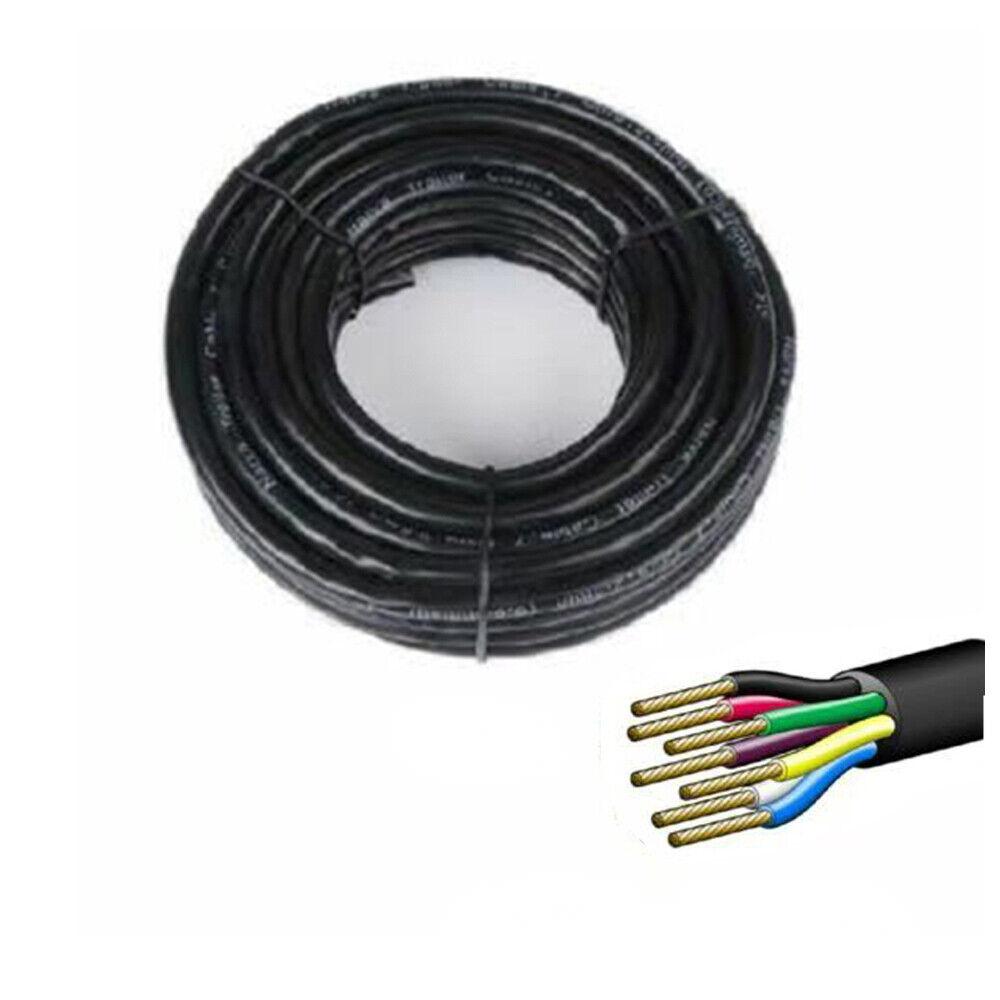 V465-97308-85282-00 100M 7 Core Wire Cable Trailer Cable Automotive Boat Caravan Truck Coil V90 PVC - Image 1