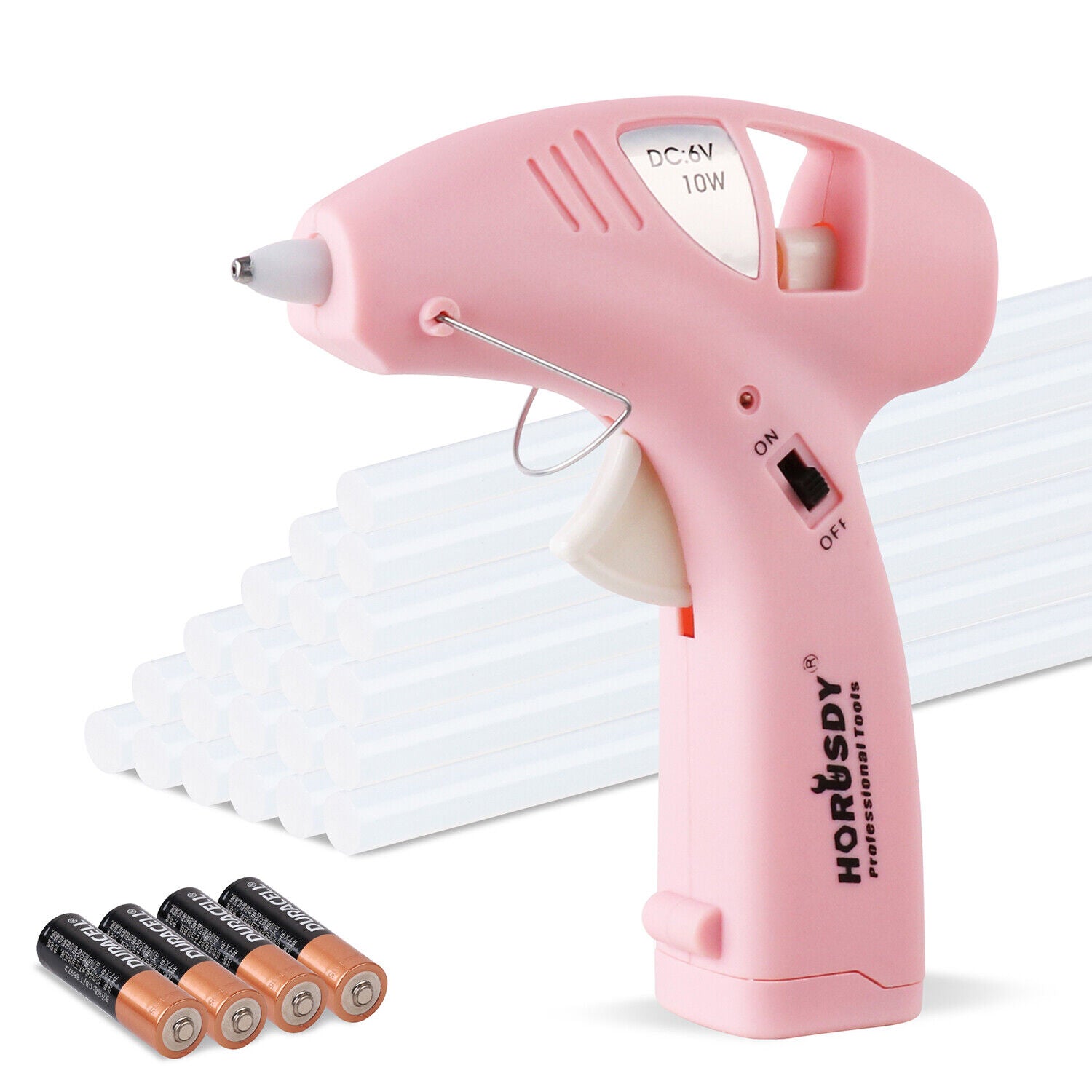 V465-97852-AU-85382-00 Cordless Hot Glue Gun 20 Glue Sticks & Batteries Included Craft DIY Repair Tool - Image 1