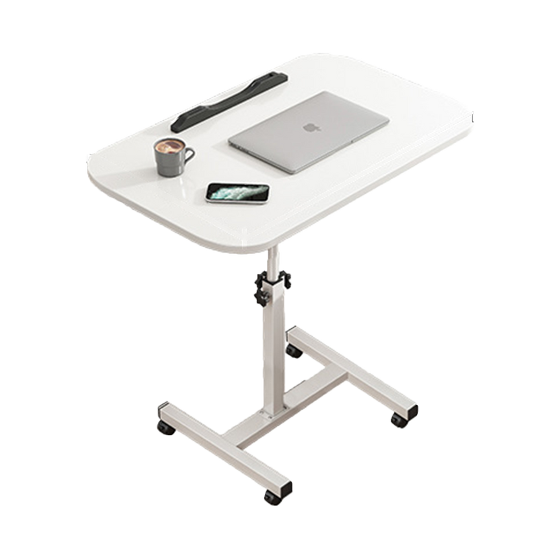 V488-TBFRL-WH-88680-00 Movable lifting computer table bedside portable table(White) - Image 1
