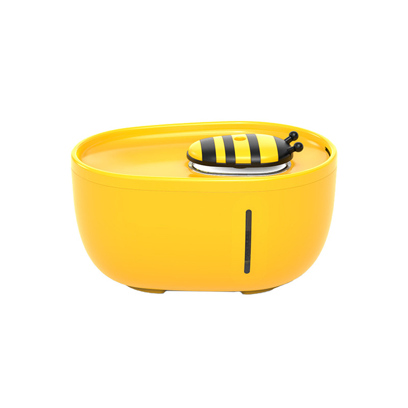 V488-YELLOW-91228-00 Pet Water Fountain Cat Dog Automatic Electric Sensor Drink Dispenser Filter - Image 1