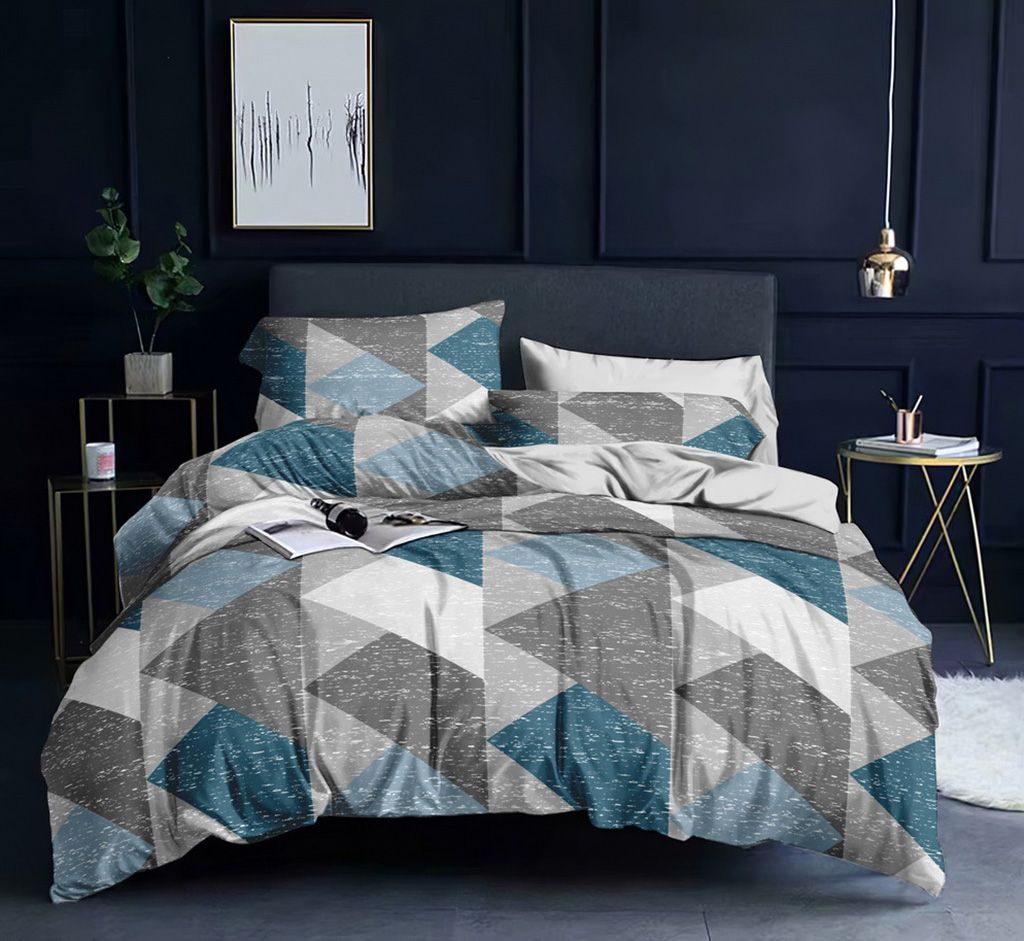 V493-MK-402-87646-00 Elliot King Size Duvet Quilt Cover Set - Image 1