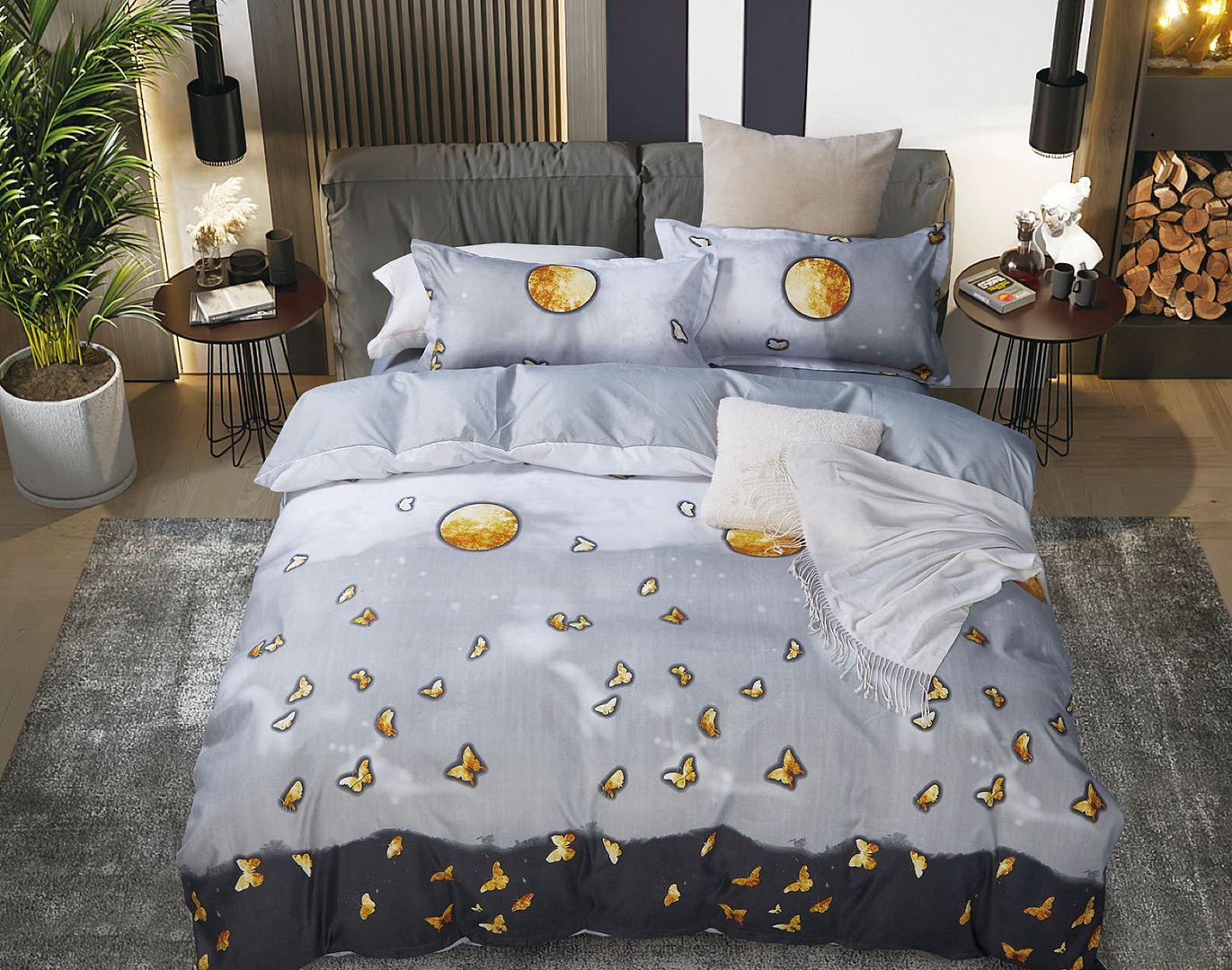 V493-MSK-422-88179-00 Gardinar Super King Size Quilt/Duvet Cover Set - Image 1