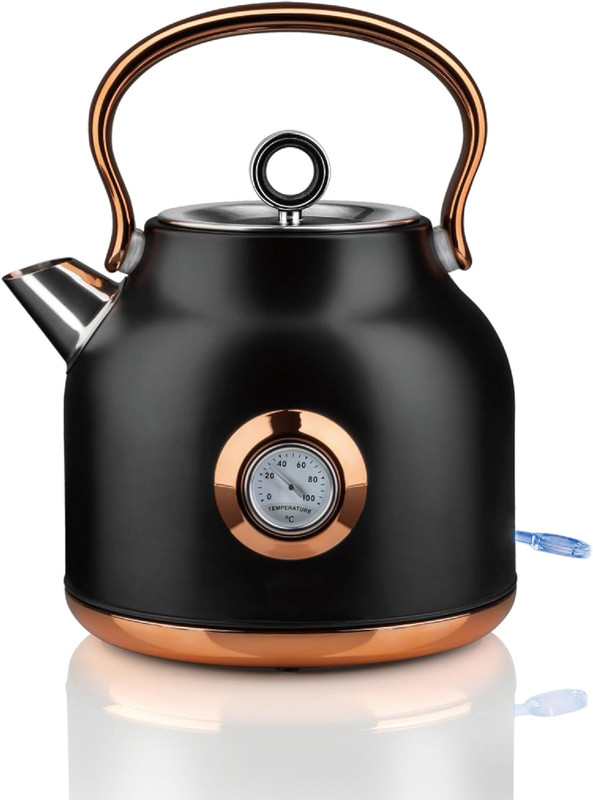 V498-ELECTRICKETTLEBK-202507031631-00 1.7L Electric Water Kettle Black - Image 1