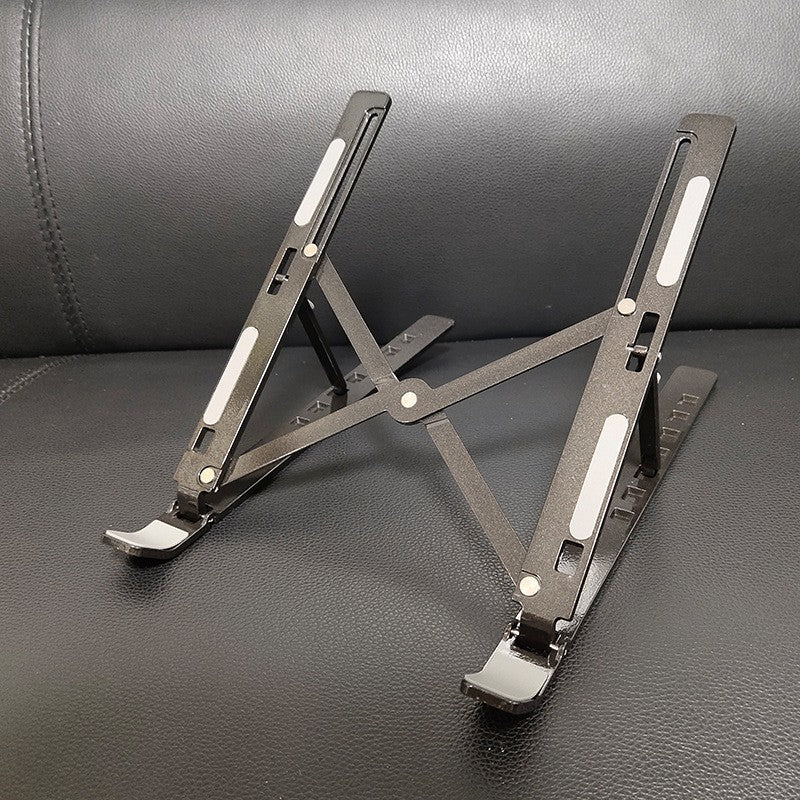 V498-NEWLAPTOPSTANDBK-174718-00 Aluminium Alloy Laptop Stand Black - Image 1