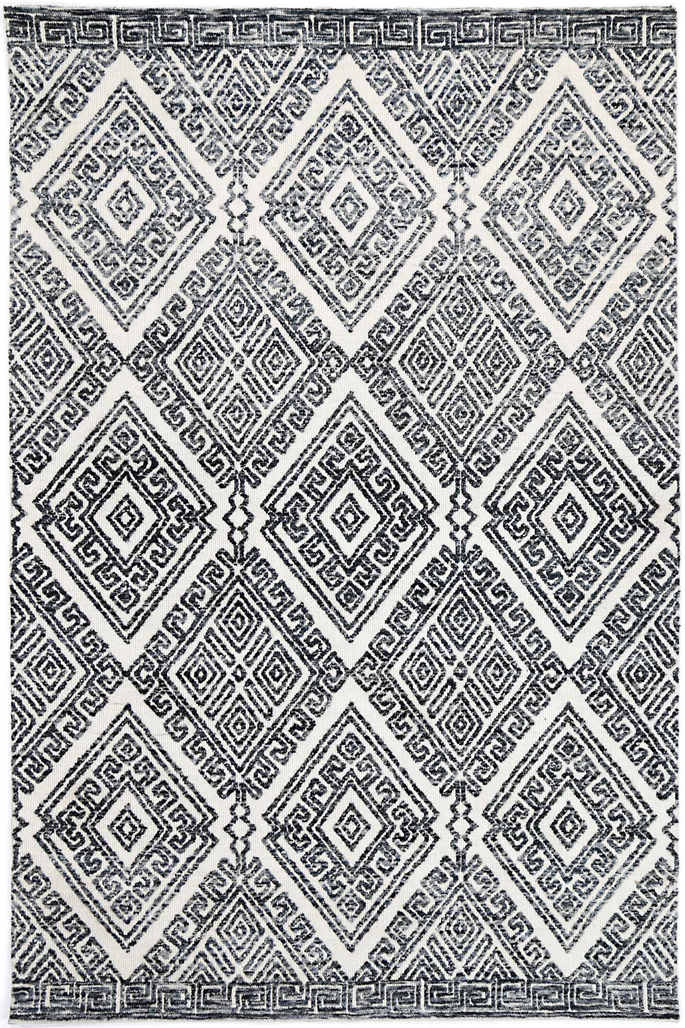V516-AMRI160GLENANTH-140727-00 Amritsar Glenfalls Anthracite Tribal Rug 160X230 - Image 1