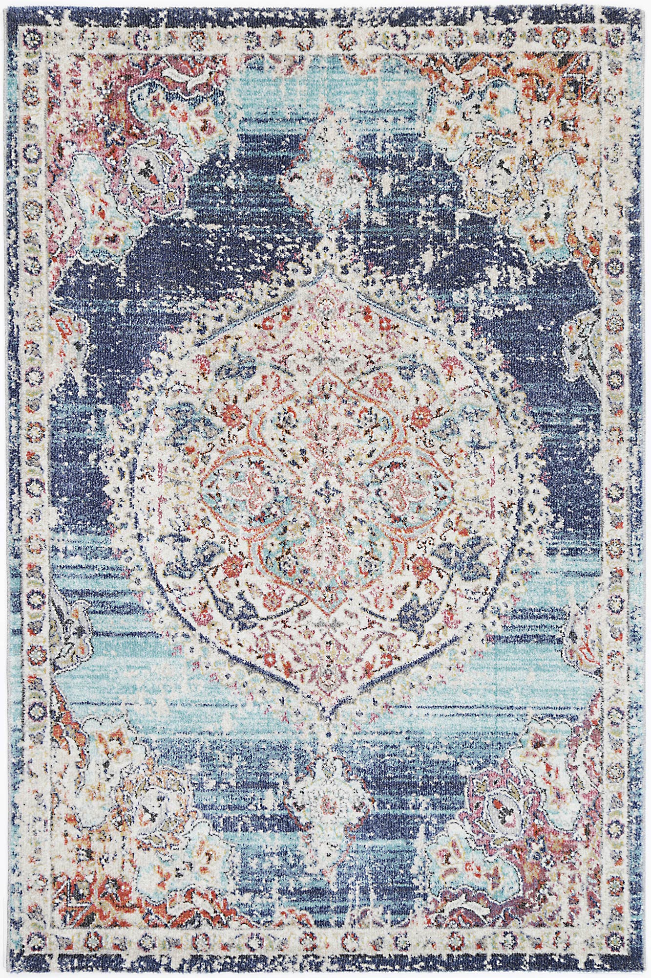 V516-SALS16020042035-140407-00 hollow-medalion-transitional-navy-multi-rug 160x230 - Image 1