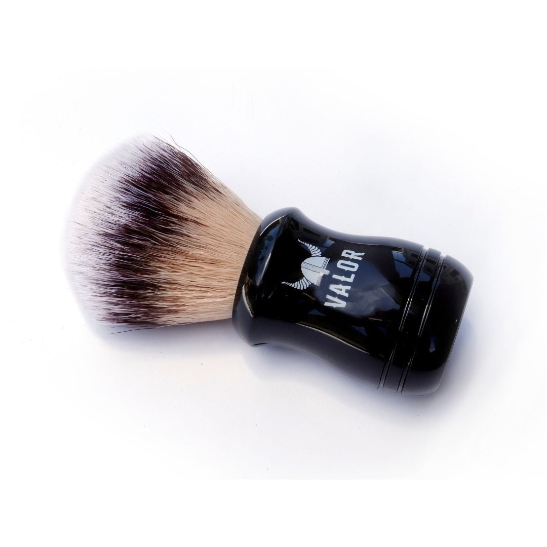 V534-VA124-89953-00 Shaving Brush Valor Black (vegan) - Image 1