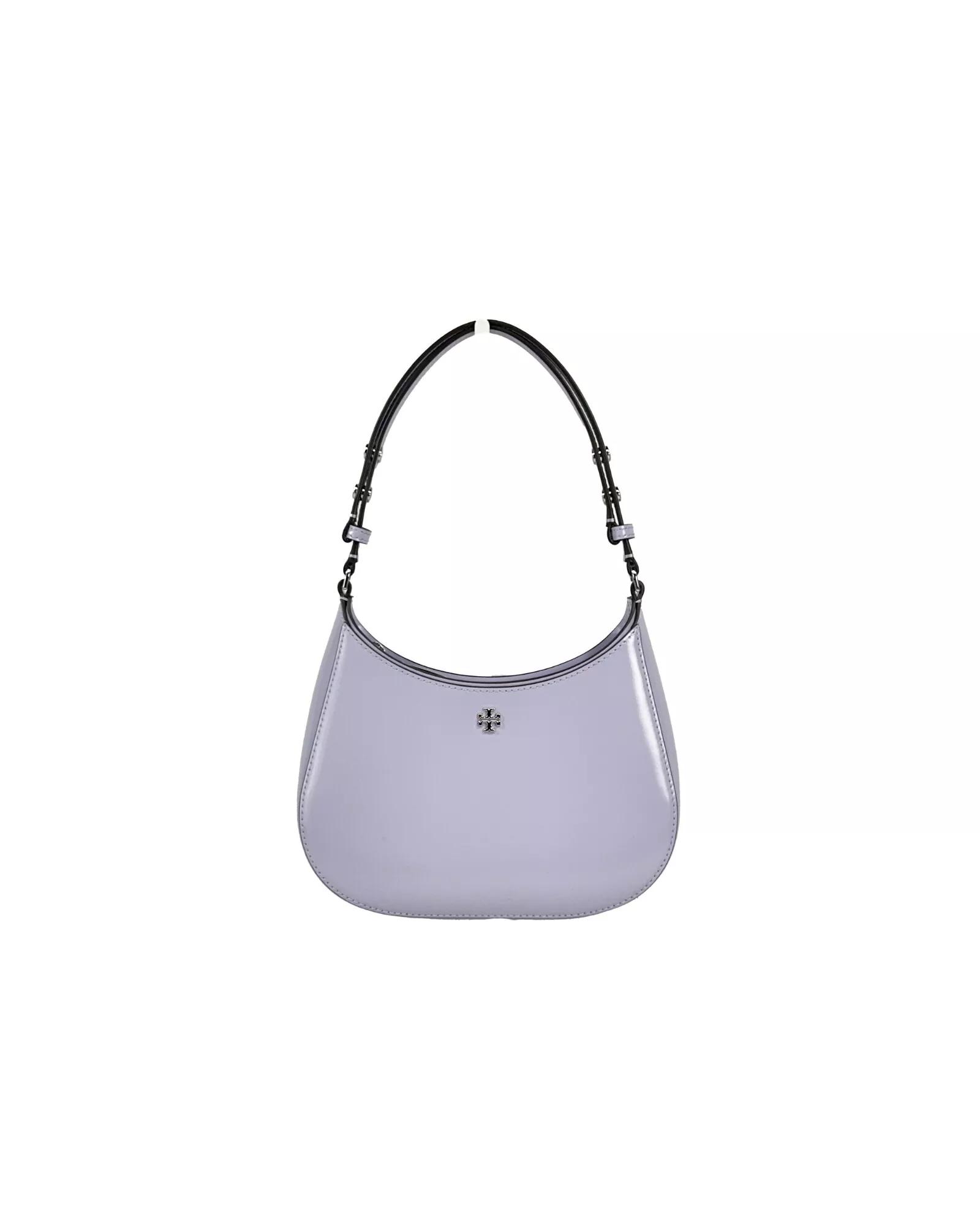 V539-43871-202506111553-00 Tory Burch Women's Patent Emerson Small Shoulder Bag Purse Violet - One Size - Image 1