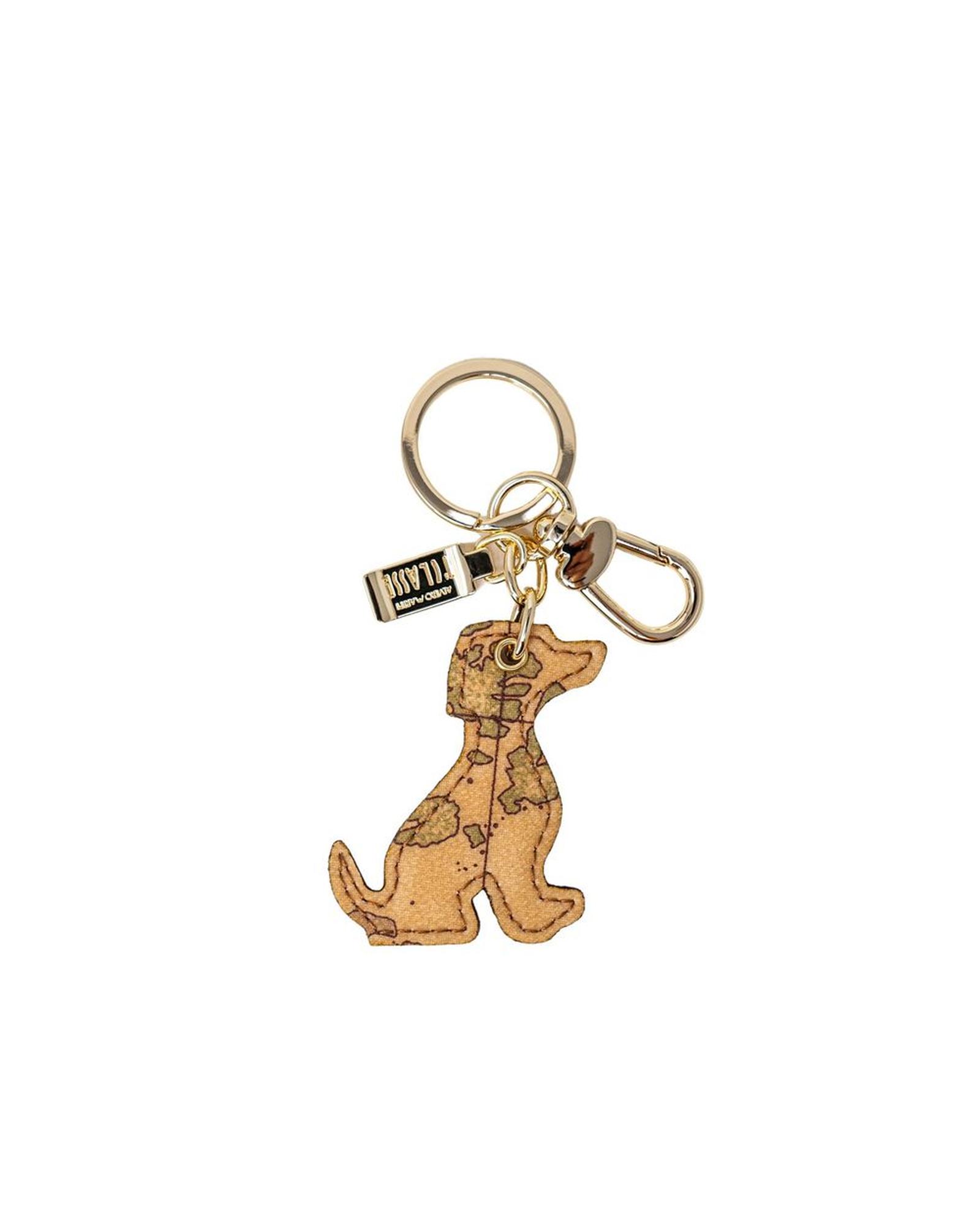 V539-ALMAPRCL-7156400127-202506111926-00 Alviero Martini Prima Classe Women's Beige Leather Keychain - One Size - Image 1